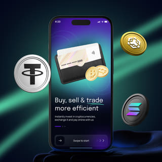 Palm Capitora mobile device displaying the trading platform interface